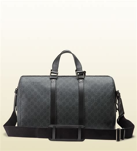 gucci canvas duffle bag for men